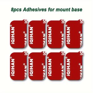 TEMU Iqihan Adhesive Pads - Heat-resistant, Waterproof Double-sided Tape For Phone Holders, Dash Cams & More