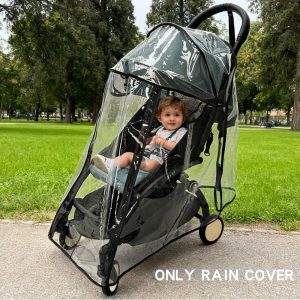 TEMU Rain Cover For Strollers, Suitable For High Landscape Strollers, A Universal Windproof Cover For , Compatible With Yoyo Lightweight Strollers