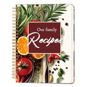 TEMU Recipe Book: 120 Blank Pages Cookbook & Recipe Journal With Stickers - Perfect Recipe Notebook For Cooking Enthusiasts, Diy Meal Planner, And