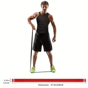 TEMU Red Resistance Bands, Fitness Resistance Straps, Pull-up Resistance Bands, Equipment For Wrist Strength Training.
