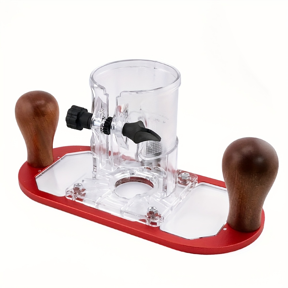 TEMU Router Base For Woodworking Trimmers | Clear Plastic Base | Compatible With 65mm Trimmers