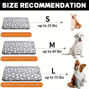TEMU Sizes Of Dog Bed Mats - Soft And Comfortable Dog Bed Mats - Durable And Washable Dog Bed Mats For Dogs And Cats - Perfect For Dog Crates,