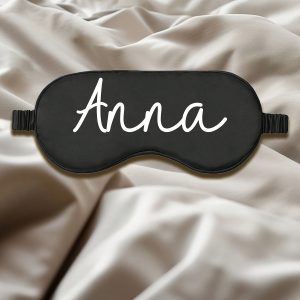 TEMU Sleep Masks - Custom Name Sleep Masks, Personalized Eye Masks, Eye Masks, Customizable Bride Eye Masks, Travel Essentials, Wedding Gifts, Party