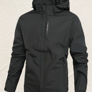 TEMU Spring And Autumn Men's Windbreakers, Couple Jackets, Versatile And Stylish Hooded Casual Outdoor Sports Jackets
