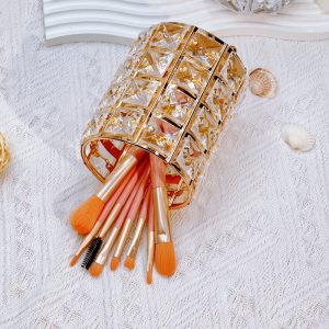 TEMU Storage Containers, Brush Barrels, Cosmetic Storage Portable Containers, Decorative Vases, Bathroom Storage Boxes, Suitable For Mother's Holiday