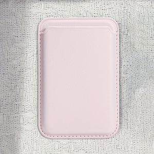 TEMU Synthetic Leather Magnetic Card Holder, Holds 2 Cards (e.g., Id, Bank, Credit Cards)