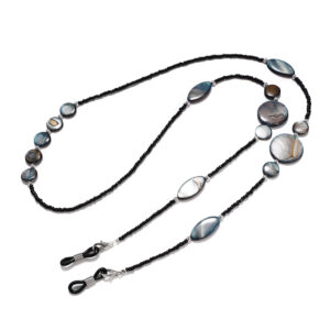 TEMU 1pc, Black New Glasses Chain Beaded Lanyard Shell Reading Glasses Lanyard