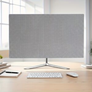 TEMU 1pc Of Dust Cover For Desktop Computer Monitors, A Easy Solid Color Screen Protector Designed To Shield Desktop Monitors , Suitable For 24 To 30