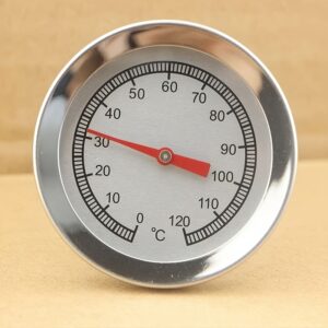 TEMU 1pc Thermometer Indoor Thermometer Stainless Steel Thermometer Tool
