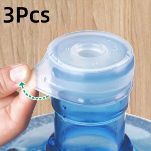 TEMU 2/3pcs Water Bottle , 5 Gallon Water Bottle , Suitable For 53-65mm Threaded Top Water Bottle , Leak-proof And Reusable Water Bottle , Suitable