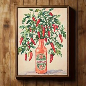 TEMU 2d Flat, 2d Flat, A Frameless Canvas Poster Featuring Vintage Art, Art, Printed Kitchen Art Poster, Wall Art Canvas Painting, Decoration For