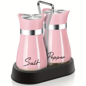 TEMU 2pcs 4oz Salt Pepper Shaker Set, With Lid Pepper Bottle, Restaurant Use Pepper Bottle, Reusable Pepper Bottle, Salt And Pepper Bottle Gift Set,
