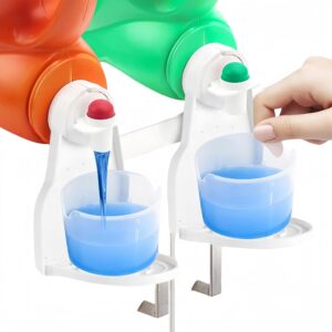 TEMU 2 Pcs Laundry Detergent Cup Holder, Detergent Drip Laundry Dispenser For Liquid Detergent, Mess Or Leak, Keep Washer Dryer And Laundry Floor