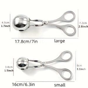 TEMU 2pcs, Meatball Maker, Stainless Steel Meat Baller, Kitchen Gadgets, Kitchen Accessories