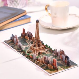 TEMU 3d Greeting Cards Of Tower, Famous Architectural 3d Greeting Cards , I 3d Greeting Cards, Commemorative Cards For , Travel City Souvenir Cards,