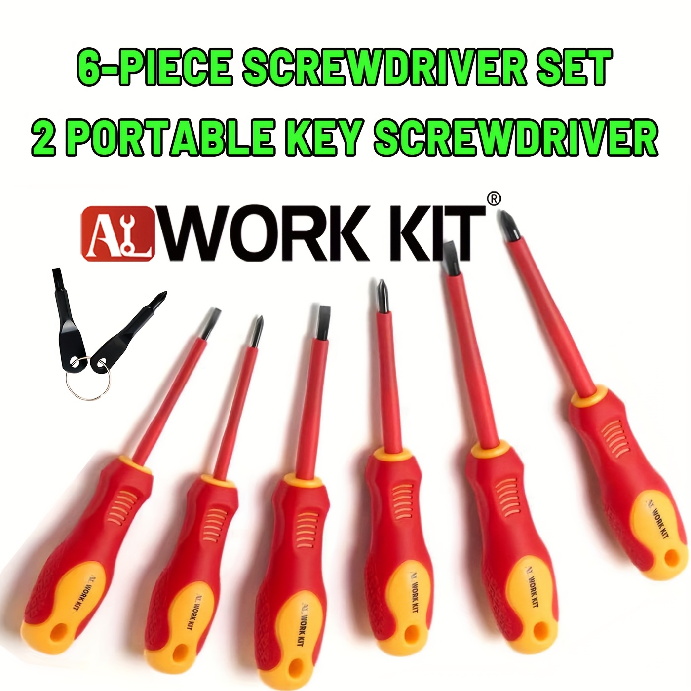 TEMU 8pcs Magnetic Screwdriver Set, Slotted/, Screwdriver Key, Used Precision Screwdriver Set. Good Gift