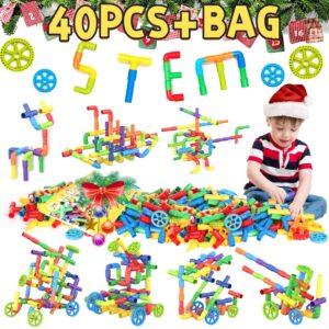 TEMU 990g Water Pipe Building Blocks - Creative Pipe Tube Building Blocks Set, Thanksgiving, Halloween, Birthday Parties - Imaginative Gift With