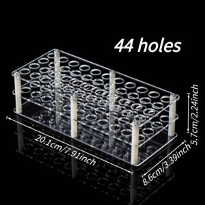 TEMU Acrylic Multi-hole Pen Holder, Display Rack, Display Rack For Pencils, Fountain Pens, Ballpoint Pens, Gel Pens, And Eyebrow Pencils, 44 Holes