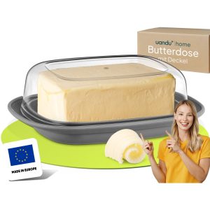 TEMU Butter Dish With Lid Plastic, Butter Dish With Lid, Dishwasher-safe Butter Container, , Butter Container, Butter Dish, Can, Butter Cans