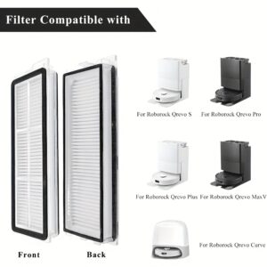 TEMU Compatible Hepa Filter Replacements For S, Curve, Pro, Plus, Maxv, And Edge Robot Vacuums, Includes 2 High- Filters
