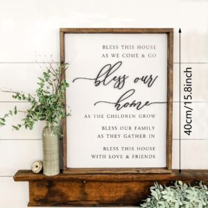 TEMU Farmhouse Sign, , Home Saying, Farmhouse Decor, Family Sign, Anniversary Gift, Wood Sign, Wall Decor, Rustic Home Decor, Home Decor Gift, Mantel