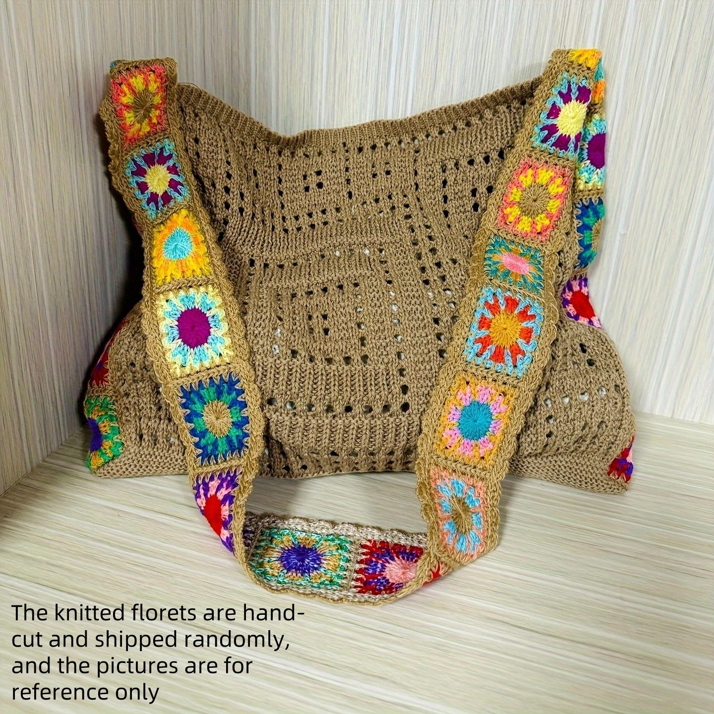 TEMU Fashionable Knitted Bags, Bohemian Woven Bags, Crossbody Bags, Shoulder Bags, Bags, Women's Bags