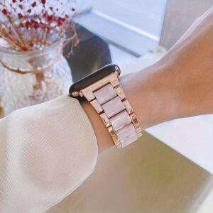 TEMU Innovatieve roestvrijstalen en bandjes voor smartwatches: deze stijlvolle bandjes zijn compatibel met smartwatches met een diameter van 38mm,