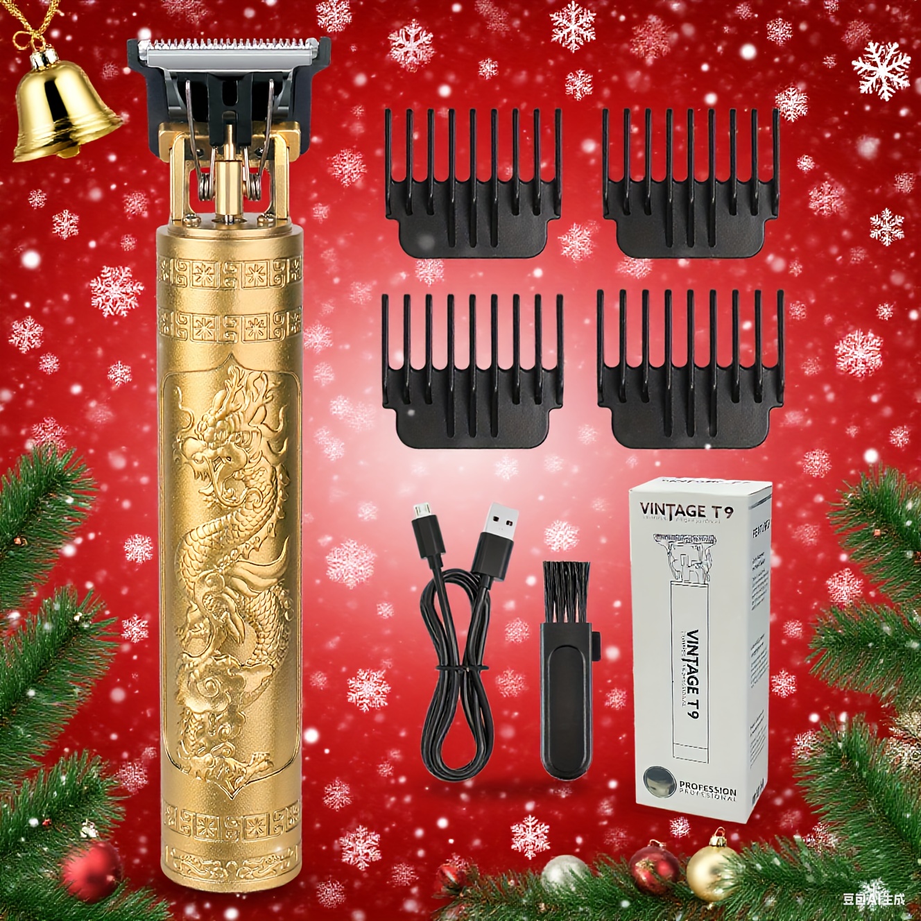 TEMU Kikido And Home Products/personal Care/shaving And Hair Removal/men's Shaving And Hair Removal Products/men's Beard Care/beard Trimmer, Electric