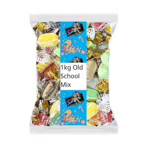 TEMU Krazy Kandi 1kg Old School Hard Boiled Sweet Mix – Retro Candy Assortment With Sherbet Lemons, Chocolate Limes & Classic Flavors – Bulk Bag For