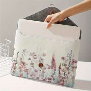 TEMU Laptop-Tasche mit Blumenmuster, weiche Laptop-StoffhÃ¼lle, geeignet fÃ¼r Laptop-Aufbewahrung, Laptop-Tablet-Aufbewahrungstasche, Laptop-Druck,