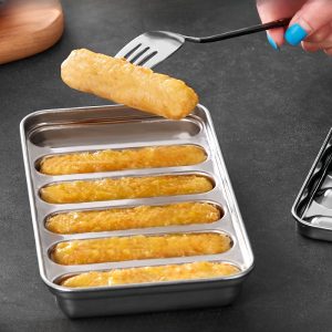 TEMU Mold For Sausages Made Of Stainless Steel, Suitable For Steaming Sausages And Making , Along With A Grinder For Roasting
