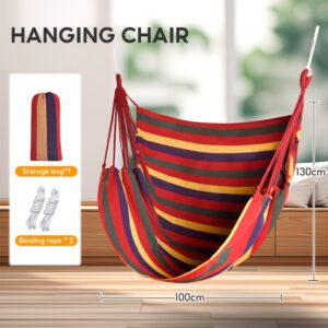 TEMU Outdoor Camping Hanging Chair Outdoor Adult Thick Hanging Chair High-quality Canvas Portable