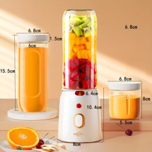 TEMU Portable Electric Juicer Blender Rechargeable Mini Wireless Fruit Blender