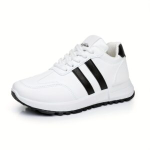 TEMU Stylish Athletic Footwear With Black And , Chic Casual Shoes, Trendy Footwear For Women, Everyday Shoes, Athletic Shoes, Rubber Footwear., Women