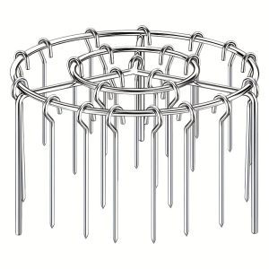 TEMU The Air Fryer Grill Rack With 24 Skewers, Featuring A For More Heating, Suitable For Kebabs, Chicken Legs, Wings, And Thighs