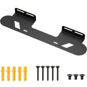 TEMU Väggmonterat Soundbarfäste Kompatibelt med de flesta Soundbars, Kraftigt Justerbart Hyllfäste med Höjdjustering, Utrymmesbesparande