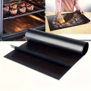 TEMU Washable Oven Liner - Non-adhesive, Fiberglass Cooking & Grilling For Electric, Gas Ranges, Toasters & Barbecues