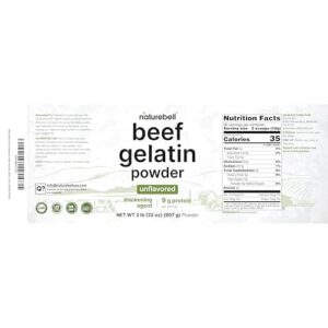 Beef Gelatin Powder Unflavored Protein