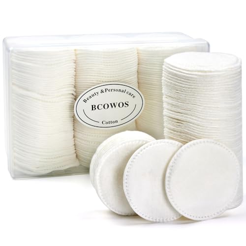 Cotton Rounds 160 Count, Cotton Pads for Face, Soft, Lint-Free, Super Absorbent Makeup Remover Pads for All Skin Types, Used for Removing Makeup, Appl
