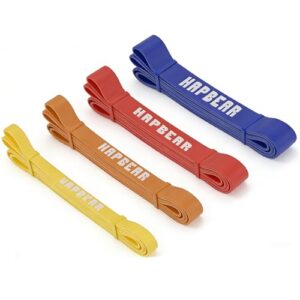 HAPBEAR Pull Up Assistance Bands - Pull Up Bands - Resistance Bands - Exercise Bands Resistance Bands Set of 5 - Workout Bands for Working Out, Stretc