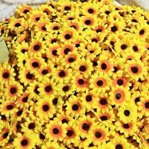TEMU 100pcs Artificial Small Daisy Flowers, Decorative Faux Flowers, Artificial Flowers, Artificial Chrysanthemum Small Flowers, Garden Chrysanthemum