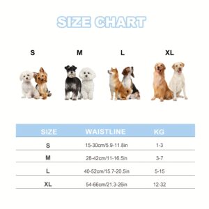 TEMU 12pcs Pet Diapers,for Male Dog,super Absorbent Dog Diapers For Heat Excitableurination Or Incontinence Disposable Abdominal Diapers,