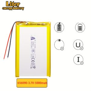 TEMU 18.5wh 656090 5000mah 3.7v Lithium Polymer Battery Is Suitable For Digital Products