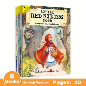 TEMU 1 Set Of 8 English Stories Large Storytelling Books With Audio Books For Bedtime Stories