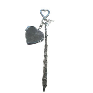 TEMU 1 Unique Lipstick Holder, Fashion Lipstick Organizer Mirror Case With Glitter Artificial Mini Lipstick Pouch Keychain, Lipstick Box Keychain,