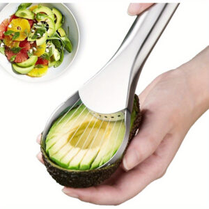 TEMU 2-in-1 Avocado Slicer: Peel, Core, And Avocados Effortlessly Stainless Steel Avocado Slicer Corer Separator