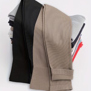 TEMU 2-pack Yoga Wear Seamless Thread Yoga Pants Women's Pants Peach No Line Movement