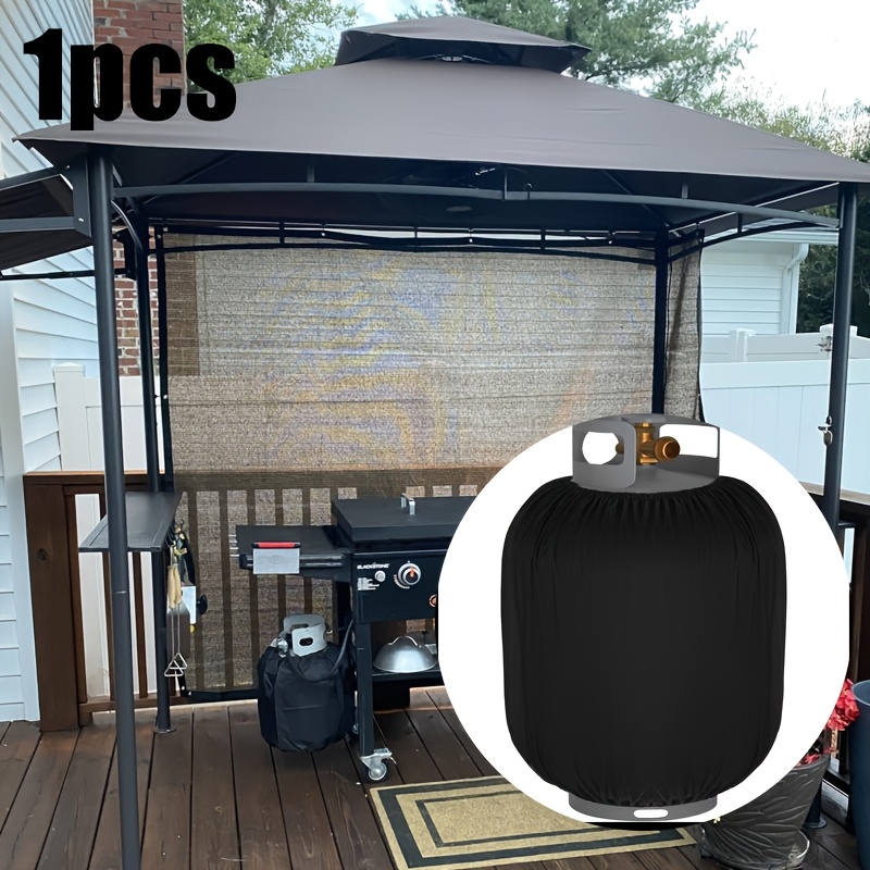 TEMU 20-pound Propane Tank Cover, Heavy-duty Outdoor Oxford Fabric Propane Tank Cover With Adjustable Drawstring