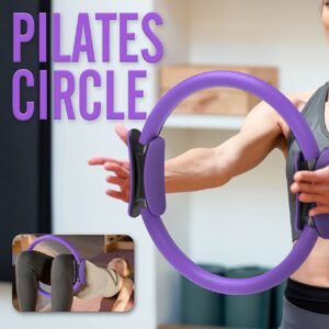 TEMU 2025 New Pilates Ring, Thickened Handle Yoga Ring, Beautiful And Fitness Equipment, Equipment