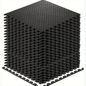 TEMU 20pcs Eva Splicing Fitness Mats, Soft Non-slip And Waterproof Exercise Mats, For Home Gym, Fitness Training, Body Shaping